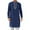 B_ Navy, variant on YLSDY Fashion Mens Kaftan Thobe Button Down Casual Henley Shirts Long Sleeve Robe Cotton Linen Muslim Gown Shirt Black XXL