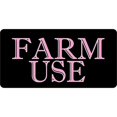 thumbnail image 1 of Plaque d'Immatriculation Photo à Utiliser à la Ferme en Noir 3, 1 of 9