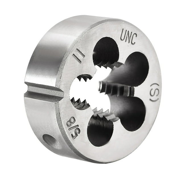 Uxcell Dados de rosca redondos de acero de herramienta de aleación 5/8-11 UNC