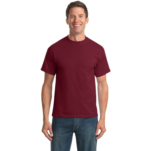 Camiseta de mezcla de n?cleo alto de Port & Company?. PC55T Cardenal LT Puerto & Compa??a PC55T