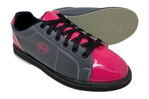 SaVi Bowling Womens Rose Black/Red/White Bowling Shoes 