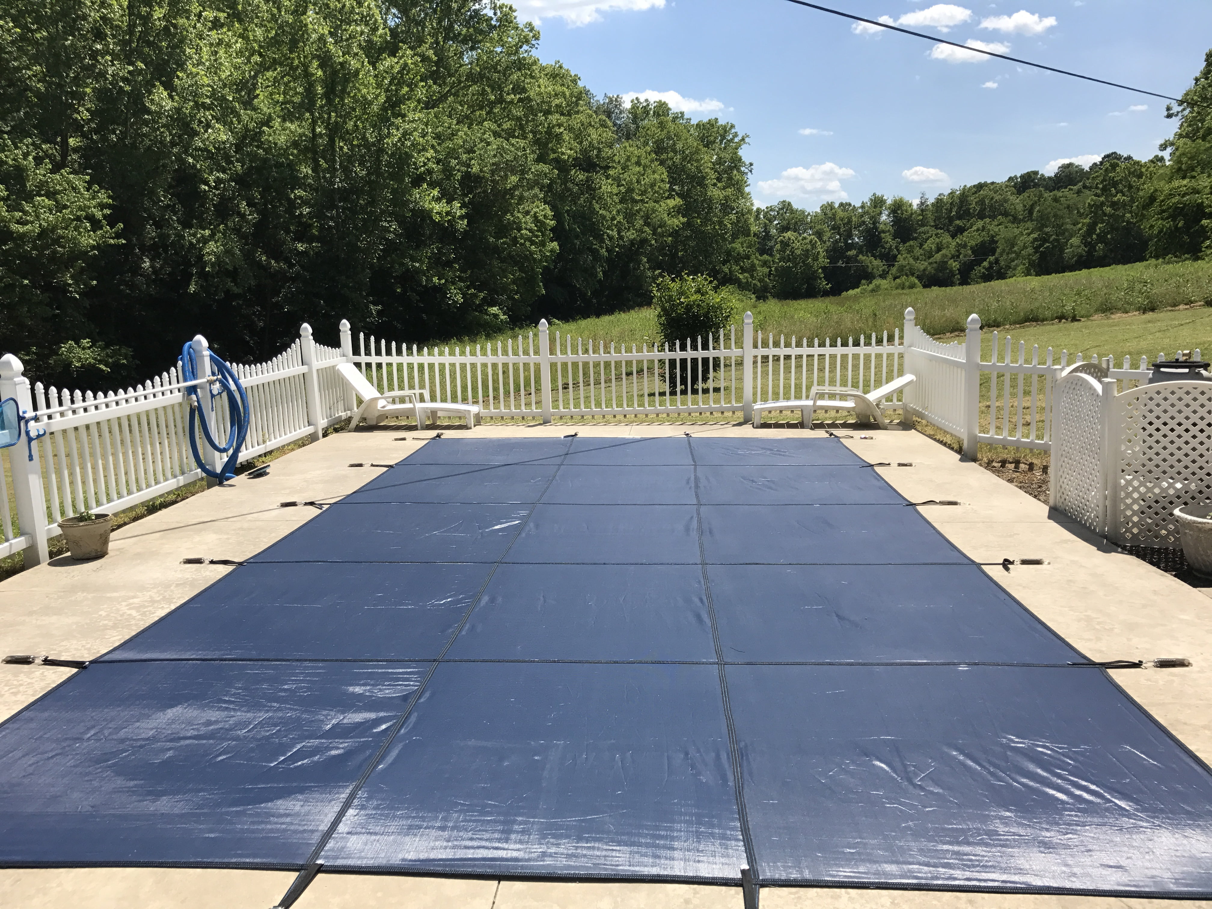 WaterWarden in-Ground Pool Safety Cover Fits 30’ x 60’ Rectangle Pool, UL Classified to ASTM F1346