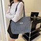 thumbnail image 3 of Bolso Compras Casual Mano Pana Mujeres Con Bolsillos Compartimentos Bolsos, 3 of 9