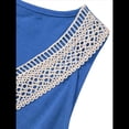 thumbnail image 3 of Mono de Verano Sin Mangas con Cuello en V Azul S, 3 of 10