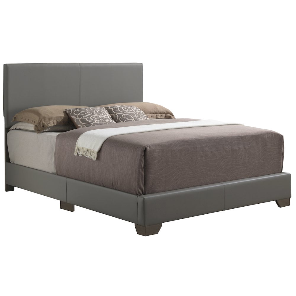 Glory Furniture Aaron Full Bed in Light Grey Color