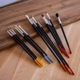 thumbnail image 6 of 15 Piece Natural Hair Art Artist Paint Brush Brushing Tool Set Wooden Handle Wood, 6 of 7