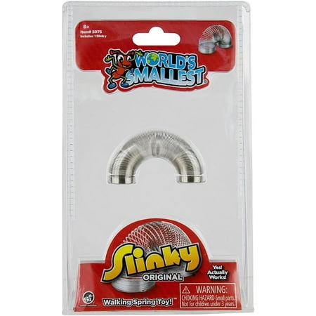 World's Smallest The Original Slinky Walking Spring Toy, Fidget Toy, Party Favors and Gifts, Toys for Girls and Boys