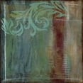 thumbnail image 2 of Goldberger, Jennifer 15x15 Gold Ornate Wood Framed with Double Matting Museum Art Print Titled - Lush Filigree III, 2 of 4