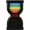 Black- Led, variant on Pomodoro Timer, Visual timer for Kids with Light Flow, Flip Timer 25/5 min, Custom Countdown Count-up, USB-C Rechargeable, Silent,Study for Productivity, Student ADHD Gift Work Classroom Office