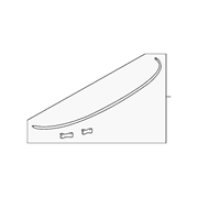 Genuine OE Audi Trim Molding - 8W6-853-551-A-2ZZ