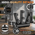 Rod Racks For 2 Inch Receiver Triple Hitch Flag Pole Holder for 2-inch Receiver Mount, Heavy-Duty ...