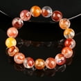 thumbnail image 2 of Pulsera de perlas redondas de cristal de inclusión natural de 11 mm, 2 of 2