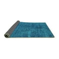 thumbnail image 2 of Ahgly Company Indoor Rectangle Oriental Turquoise Blue Industrial Area Rugs, 5' x 8', 2 of 4