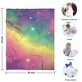 thumbnail image 4 of Colorful Tie Dye Nebula Pattern Blanket,Comfortable Soft Flannel Throw Blanket,All Season,Warm Lightweight Blankets for Sofa Bed Couch Living Room Chair,30"x40", 4 of 4