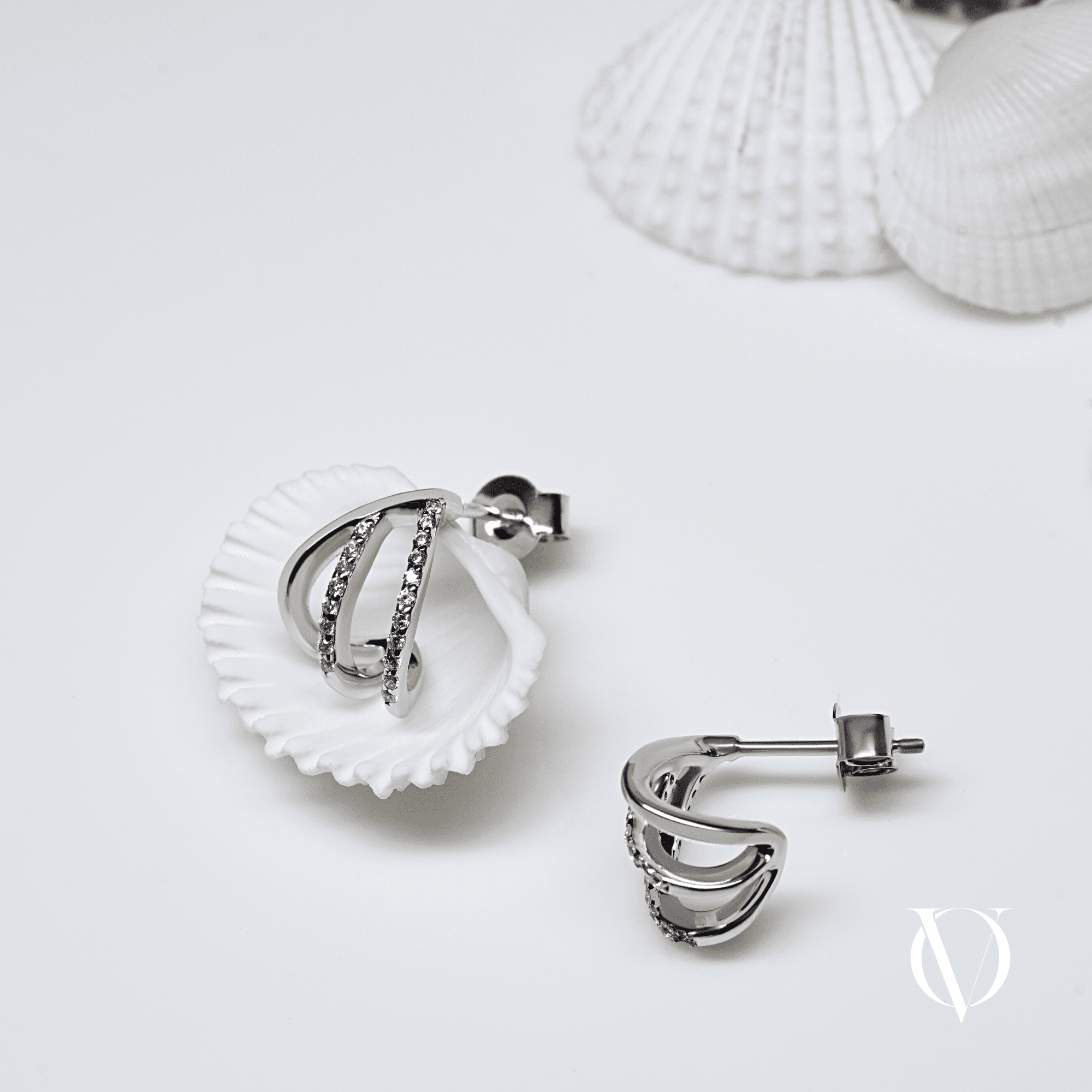 Verozi 925 Sterling Silver Fairy Hoop Earrings for Women