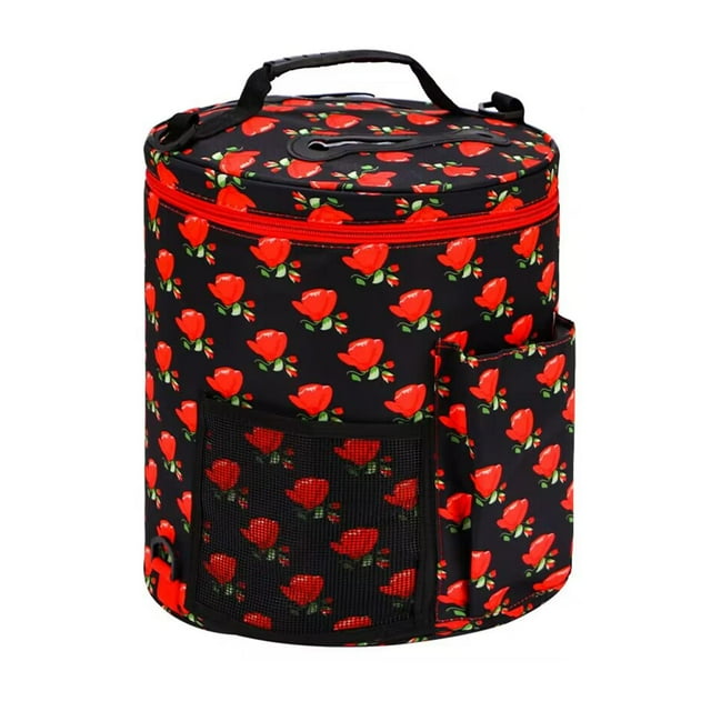 Yarn Case with Shoulder Strap Durable Large Capacity Yarn Bag Large Crochet Bag