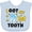 AE-Light Blue, variant on Inktastic I Got My 1st Tooth with Cute Tooth Baby Boys or Girls Baby Bib