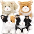 thumbnail image 3 of MorisMos 4PCS Plush Cat Toys Set, 16.5in Soft Stuffed Kitten Animals, 3 of 7