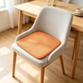 thumbnail image 5 of Yaayu Thickened Corduroy Chair Cushion, 17.7x17.7in Non-Slip, High Resilience Cotton Fill, All-Season Seat Pad for Dining Kitchen, Orange, 5 of 6