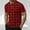 Red, variant on Oplxuo Mens Plaid Summer Shirts Casual Button Down Short Sleeve Beach Stylish Untucked Hawaiian Shirts