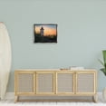 thumbnail image 2 of Stupell Lighthouse Sunset Coastal Nature Landscape Photography Gray Floater Framed Art Print Wall Art, 2 of 6