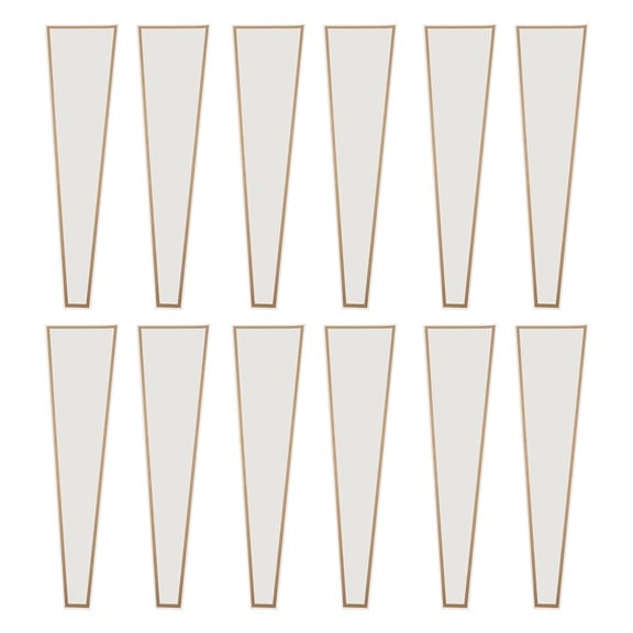 WHAMVOX 50 Pcs Floral Bag for Single Fresh Flowers White 17.7x5.1in Thanksgiving Valentine's Day