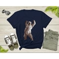 thumbnail image 5 of Roaring Grizzly Brown Bear Standing on Feet Cool Giant Bear T-Shirt Cool Bear Lover Gift T Shirt for Men Women Kids Boys Girls Tshirt, 5 of 8
