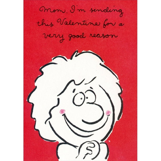 Freedom Greetings Very Good Reason Mom Valentine S Day Card Walmart Com Walmart Com