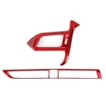 thumbnail image 1 of Marco de Panel de salida de aire Central embellecedor de ventilación de A/C del lado izquierdo del tablero rojo apto para Toyota Camry 2018-2020, 1 of 8