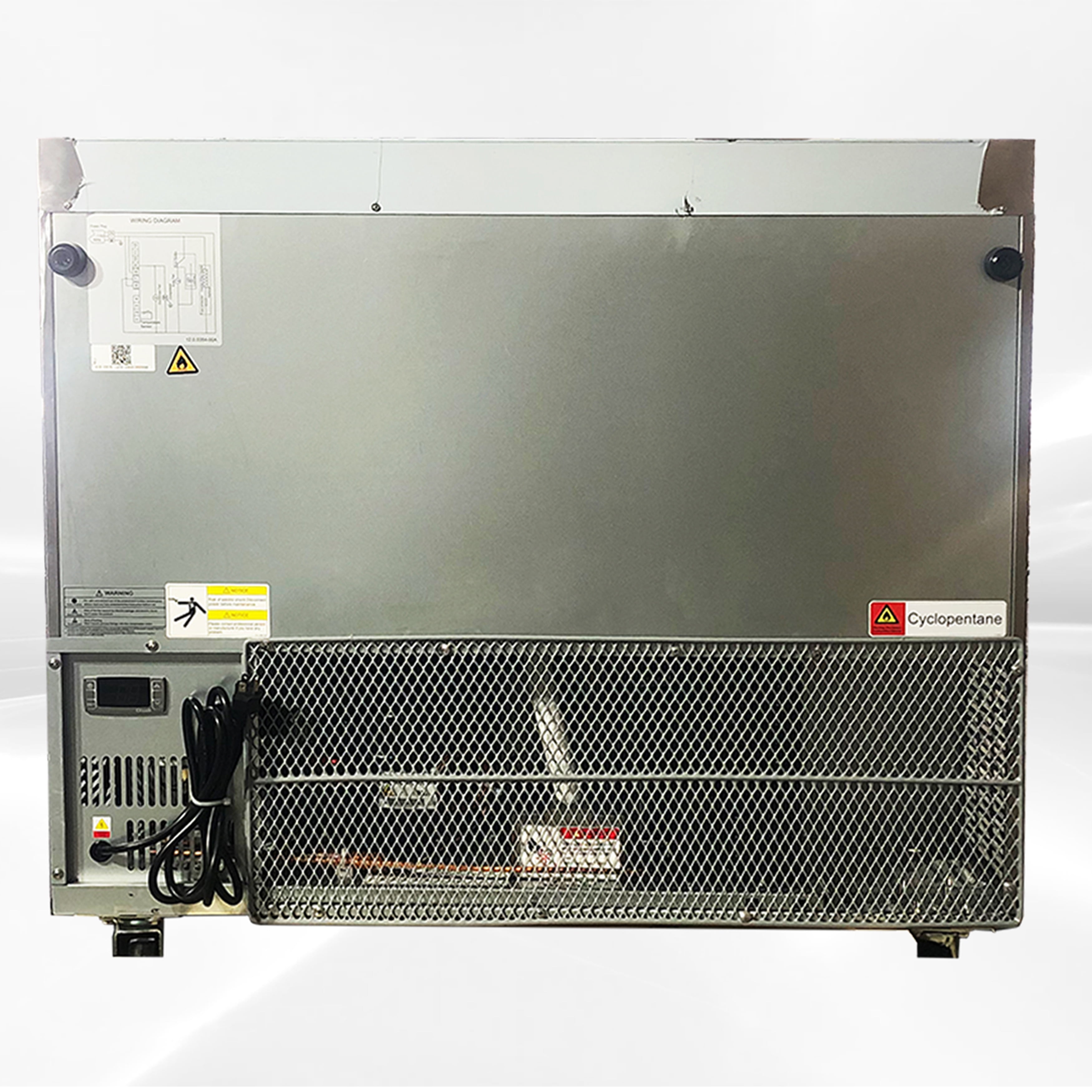 NSF 36 in. Undercounter Refrigerator, 2 Solid Doors Refrigerator 9.7 Cu.Ft. Commercial Undercounter Refrigerator