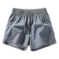 thumbnail image 5 of Men's Casual Shorts Workout Black Quick Dry Basketball Shorts Casual Work Flat Front Shorts Quick Dry Athletic Workout Gym Shorts Gym Workout Shorts for Men, 5 of 5