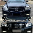 thumbnail image 3 of Grilles ABS pour Mercedes-Benz GLK Class X204 GLK260 GLK300 GLK350 2008-2012 Pare-Chocs avant Capuche Réglage Course, 3 of 7