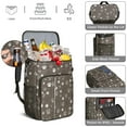 thumbnail image 5 of Travel Cooler Bag - Brown Dog Paw Footprint Camping Beer Cooler Backpack with Bottle Opener- Waterproof Insulated Picnic Backpacks - Cooler Bag for Beach, 5 of 6