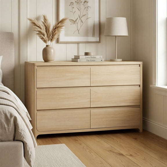 Sedona 6 Drawer Dresser, Flax (R06074K)