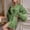 Green, variant on Women Satin Robe Feather Trim Long Sleeve Wrap Bathrobe Elegant Loose Loungewear for Home Wedding Bridal Party Sleepwear White