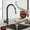 Black & Gold, variant on Senlesen Touch Sensor Kitchen Sink Faucet with Pull Down Sprayer Matte Black