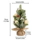 thumbnail image 3 of Uuiauoio Mini Christmas Tree Ornament, Small Artificial Tree for Desk, Living Room and Bedroom Decor, Festive Scene Setting with Branches and Decorations,Christmas Decoration Scene Setting, 3 of 6