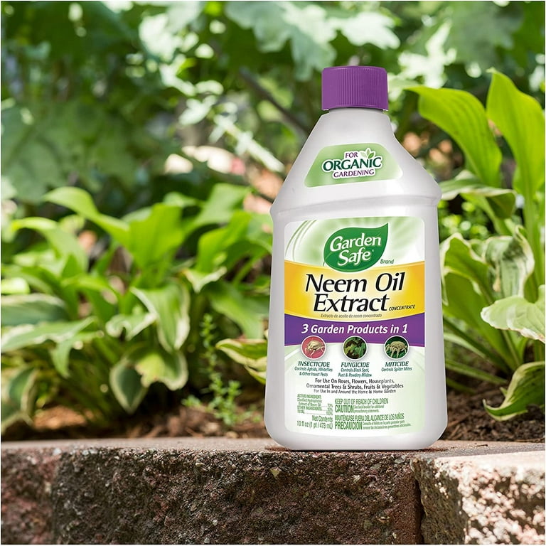 Garden Safe Neem Oil Extract Concentrate, 3In1, 16 Ounces