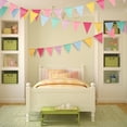 thumbnail image 2 of Rainbow Fabric Banner: DIY Decoration Flags For Unforgettable Parties, 2 of 8