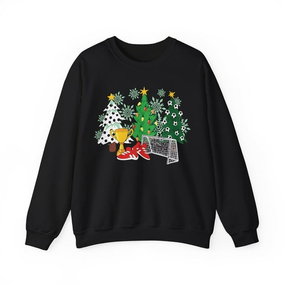 Soccer Christmas Tree Sweatshirt, Christmas Gift for Soccer Lovers