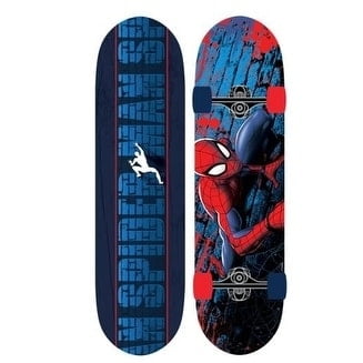 Beginner Trick Skateboard for Kids Spider-Crawl PlayWheels Ultimate Spider-Man 28 Inch Complete Skateboard Renewed 