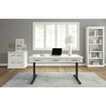 thumbnail image 3 of Modern Wood Open Bookcase Office Bookcase Fully Assembled White, 3 of 8