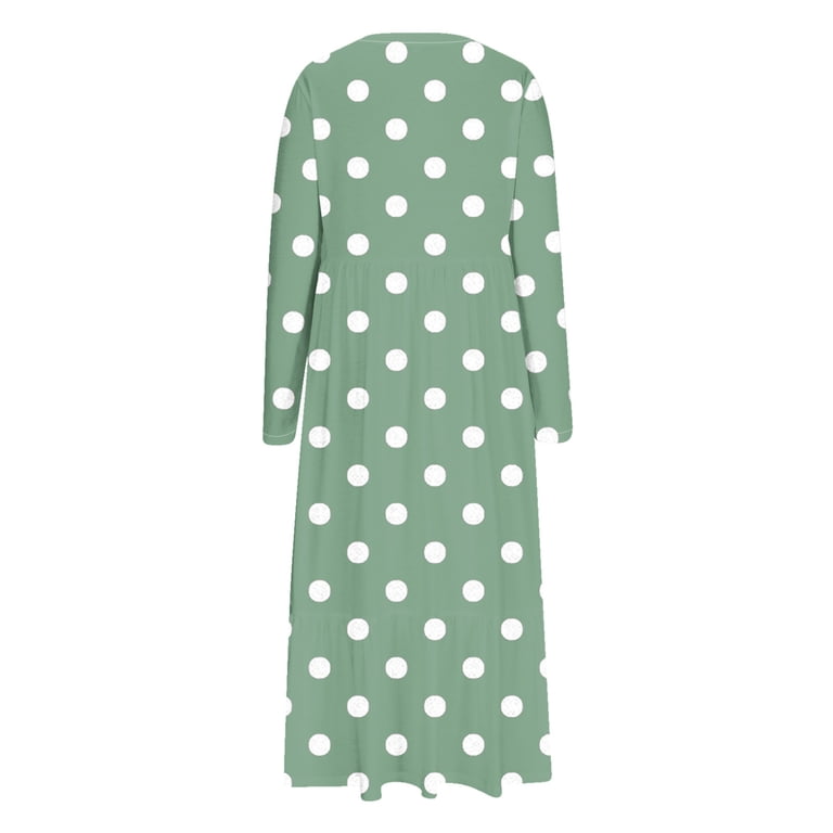 green and white polka dot wrap dress Autumn Matcha! Polka dot dream coordinates, introducing Martina set, created in a premium weight silk like satin. Beautifully placed gathering to create a truly feminine & flattering silhouette. Draped and gathered from