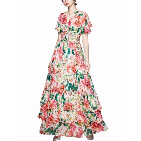 DZA womens  Maxi Dress, 2
