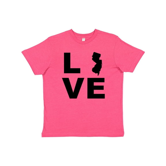 Inktastic Love New Jersey Youth T-Shirt
