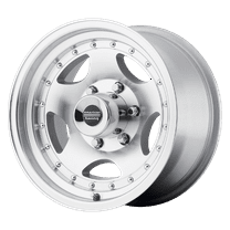American Racing AR23, 15x8 Wheel with 5 on 4.75 Bolt Pattern - Machined With Clear Coat - AR235861 Wheel Rim