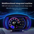 thumbnail image 5 of P2 Car HUD Head-Up Display OBD GPS Vehicle Speed and Gradient Meter Water Temperature and Fuel Consu, 5 of 5