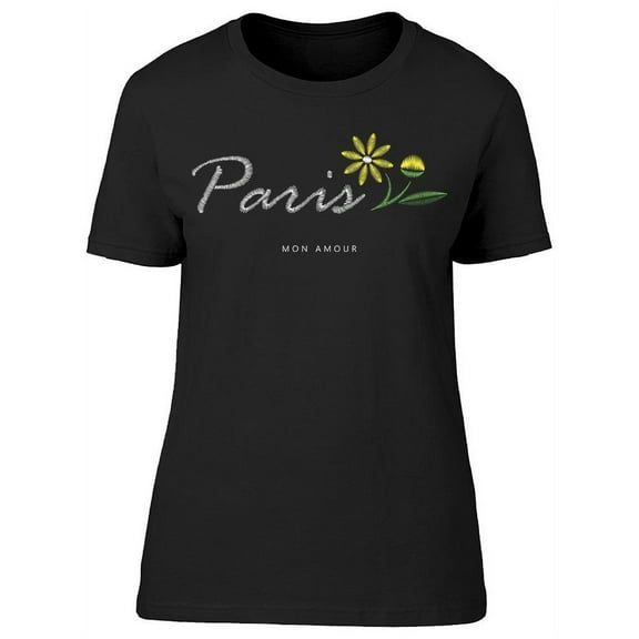 Paris, Mon Amour T-Shirt Women -Image by Shutterstock, Female Medium