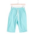 thumbnail image 4 of Swim Shorts Women Summer Plus Size High Waisted Lacing Beach Pocket Knee Length Bermuda Cargo Board Gym Mint Green Bottoms Sizes 4XL, 4 of 4