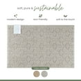 thumbnail image 2 of Martex Restore Geometric Cotton Bath Rug, 20" x 32", Diamond Grey, 2 of 7